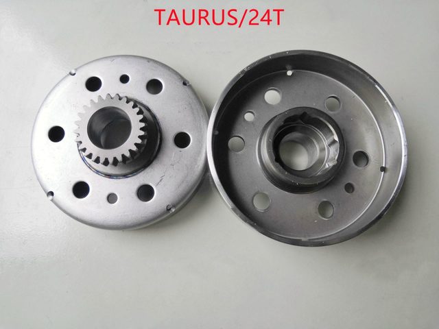 ZC 24T Clutch Outer Cover Assembly - Bright Cover for YAMAHA WLCLHQ-WZZC-ZC04
