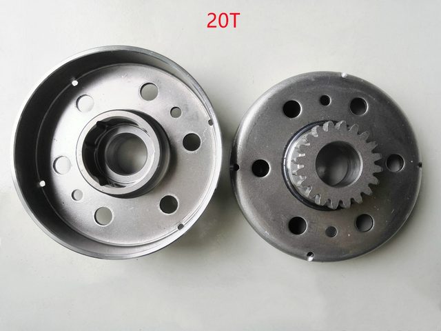 ZC 20T Clutch Outer Cover Assembly - Bright Cover for YAMAHA WLCLHQ-WZZC-ZC05